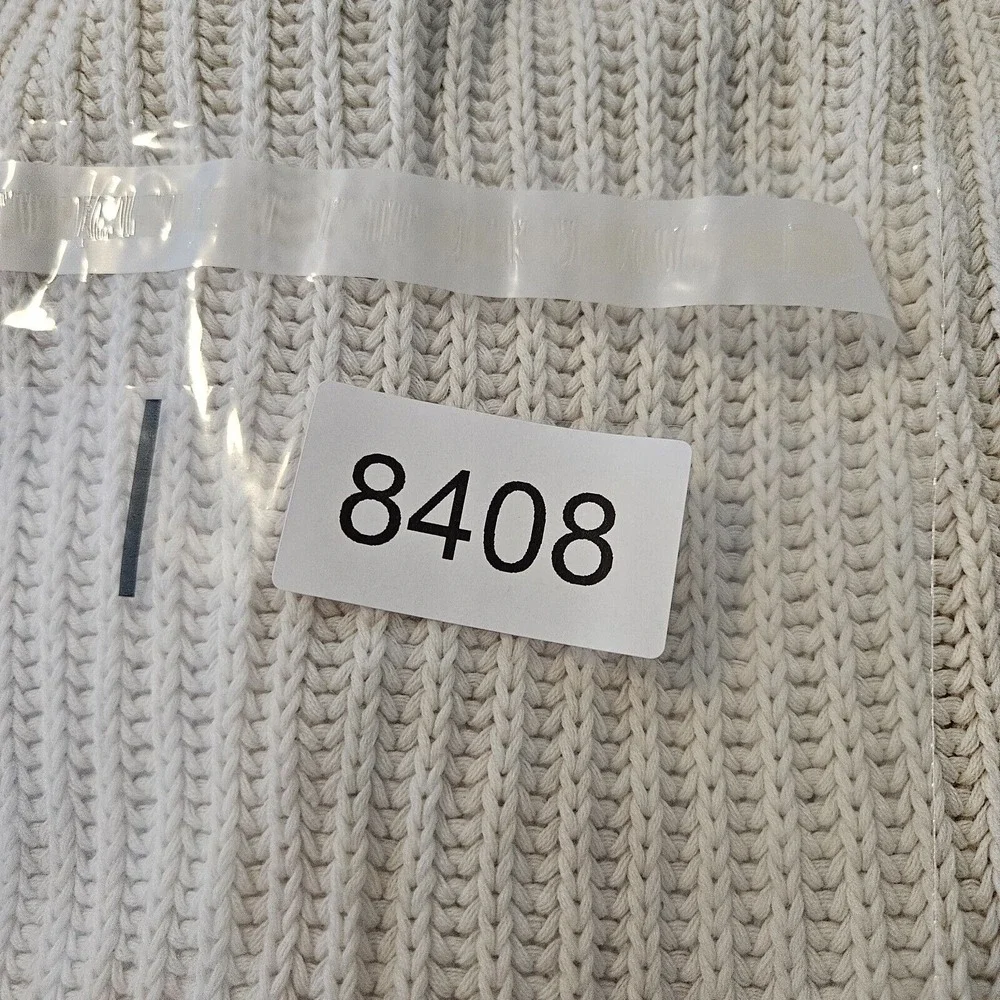 LRL Lauren Jeans Co‎ Ralph Lauren Sweater Women Medium Knit 3/4 Sleeve Off-White